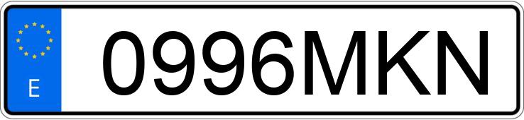 Numer rejestracyjny 0996MKN posiada BMW X6 G06 XDRIVE 40IA M SPORT PRO