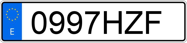 Numer rejestracyjny 0997HZF posiada BMW SERIE 3 Numer rejestracyjny 0997HZF posiada BMW SERIE 3