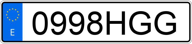 Numer rejestracyjny 0998HGG posiada CHEVROLET-GM CAPTIVA