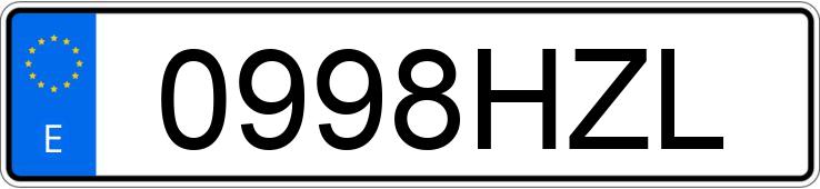 Numer rejestracyjny 0998HZL posiada KIA SPORTAGE Numer rejestracyjny 0998HZL posiada KIA SPORTAGE