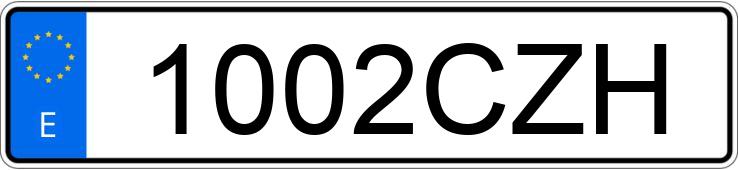 Numer rejestracyjny 1002CZH posiada FORD FOCUS C-MAX