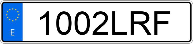 O número de registro 1002LRF tem MERCEDES GL (164)