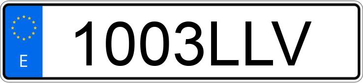 Numer rejestracyjny 1003LLV posiada FORD RANGER