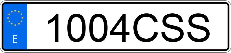 Numer rejestracyjny 1004CSS posiada MERCEDES E (211) Numer rejestracyjny 1004CSS posiada MERCEDES E (211)