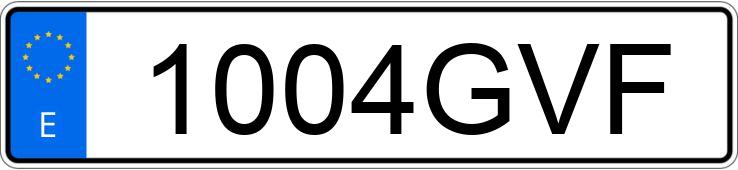 Numer rejestracyjny 1004GVF posiada VOLKSWAGEN GOLF Numer rejestracyjny 1004GVF posiada VOLKSWAGEN GOLF