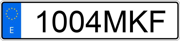 Numer rejestracyjny 1004MKF posiada MAN TGS Numer rejestracyjny 1004MKF posiada MAN TGS