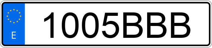 Numer rejestracyjny 1005BBB posiada VOLVO FH12