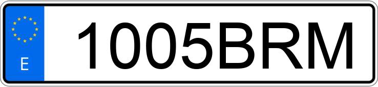 Numer rejestracyjny 1005BRM posiada HONDA CIVIC