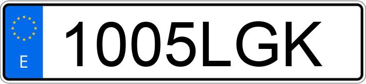 Numer rejestracyjny 1005LGK posiada TRIUMPH TIGER Numer rejestracyjny 1005LGK posiada TRIUMPH TIGER