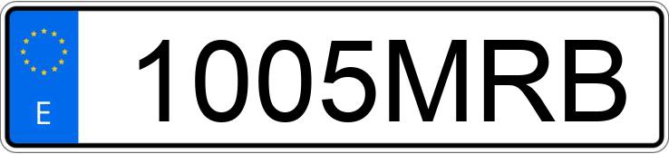 Numer rejestracyjny 1005MRB posiada LEXUS LBX