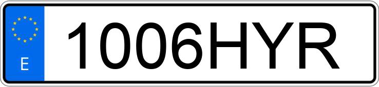 Numer rejestracyjny 1006HYR posiada FORD KUGA