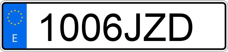 Numer rejestracyjny 1006JZD posiada OPEL ZAFIRA TOURER