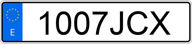 Numer rejestracyjny 1007JCX posiada HYUNDAI ELANTRA