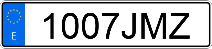 Numer rejestracyjny 1007JMZ posiada VOLKSWAGEN PASSAT