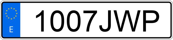 Numer rejestracyjny 1007JWP posiada MERCEDES GLA (156)