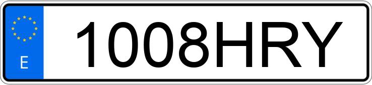 Numer rejestracyjny 1008HRY posiada LAND ROVER RANGE ROVER EVOQUE