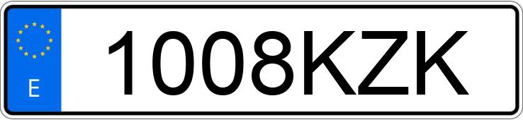 Numer rejestracyjny 1008KZK posiada CITROEN BERLINGO