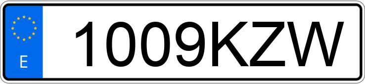 Numer rejestracyjny 1009KZW posiada MINI MINI COOPER D