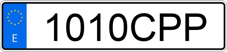 Numer rejestracyjny 1010CPP posiada CITROEN C5