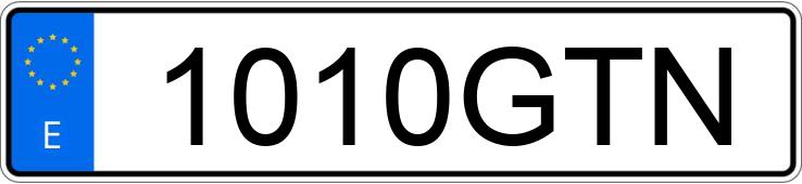 Numer rejestracyjny 1010GTN posiada AUDI A6