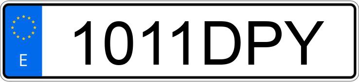 Numer rejestracyjny 1011DPY posiada SEAT ALTEA