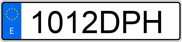 Numer rejestracyjny 1012DPH posiada ALFA ROMEO 147