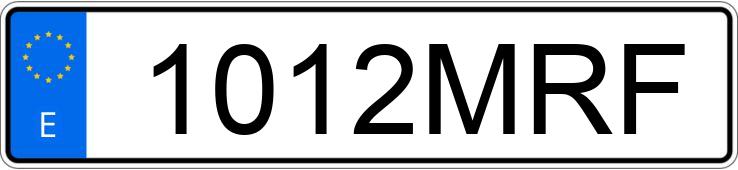 Numer rejestracyjny 1012MRF posiada CUPRA LEON 1.5 ETSI 150 DSG