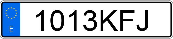 Numer rejestracyjny 1013KFJ posiada IVECO STRALIS