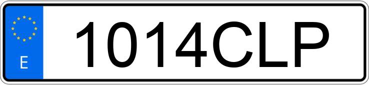 Numer rejestracyjny 1014CLP posiada AUDI A3