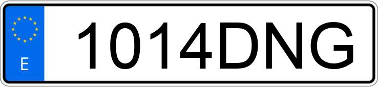 Numer rejestracyjny 1014DNG posiada CITROEN C4