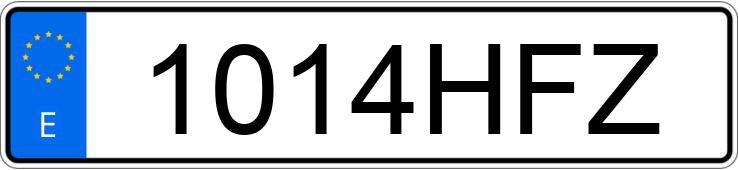 Numer rejestracyjny 1014HFZ posiada SKODA OCTAVIA