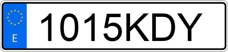 Numer rejestracyjny 1015KDY posiada MERCEDES GLA (156)