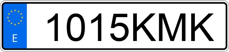 Numer rejestracyjny 1015KMK posiada SKODA SUPERB