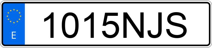 Numer rejestracyjny 1015NJS posiada TOYOTA YARIS