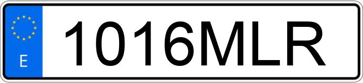 Numer rejestracyjny 1016MLR posiada AUDI Q5 SPORTBACK