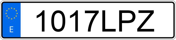 Numer rejestracyjny 1017LPZ posiada AUDI A6