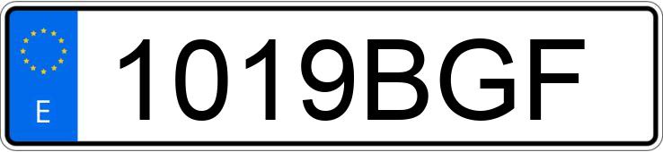 Numer rejestracyjny 1019BGF posiada NISSAN ALMERA Numer rejestracyjny 1019BGF posiada NISSAN ALMERA