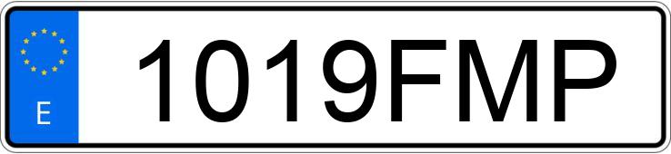 Numer rejestracyjny 1019FMP posiada OPEL ASTRA GTC