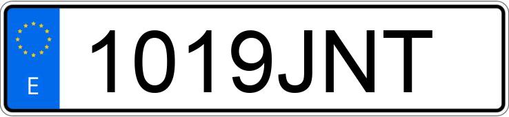 Numer rejestracyjny 1019JNT posiada SEAT ALTEA