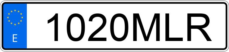 Numer rejestracyjny 1020MLR posiada TOYOTA RAV4