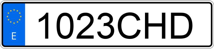 Numer rejestracyjny 1023CHD posiada CITROEN C3