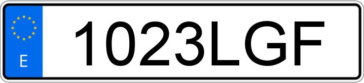 Il numero di registrazione 1023LGF ha CITROEN JUMPER