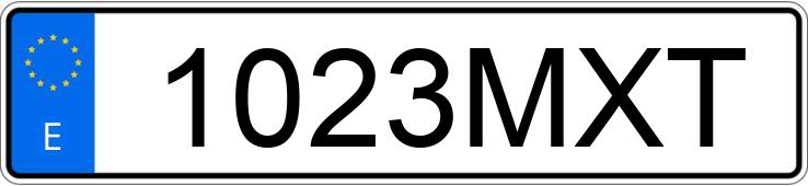 Numer rejestracyjny 1023MXT posiada MITSUBISHI ASX