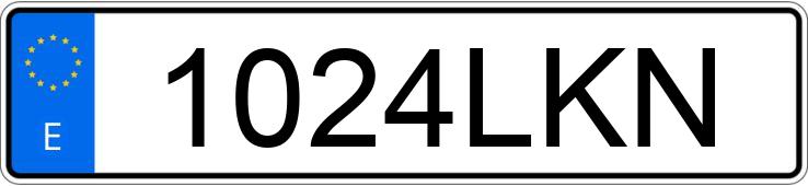 Numer rejestracyjny 1024LKN posiada SEAT LEON