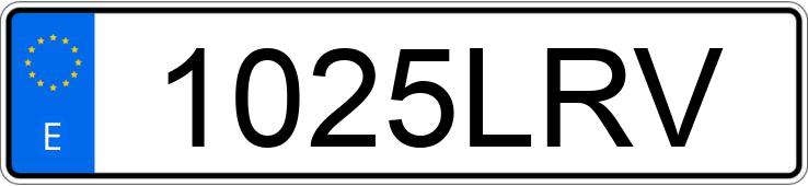 Numer rejestracyjny 1025LRV posiada KTM 1290 SUPER ADVENTURE