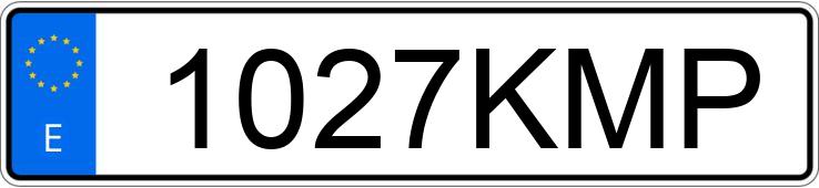 Numer rejestracyjny 1027KMP posiada SEAT LEON