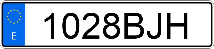 Numer rejestracyjny 1028BJH posiada AUDI A4