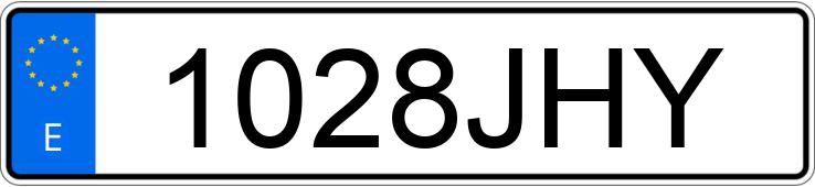 Numer rejestracyjny 1028JHY posiada HYUNDAI TUCSON