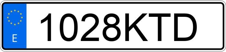 Numer rejestracyjny 1028KTD posiada BMW X6