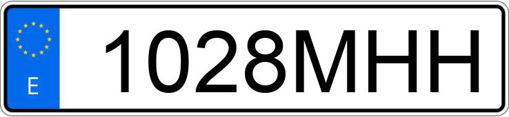 Numer rejestracyjny 1028MHH posiada HONDA CRF 300